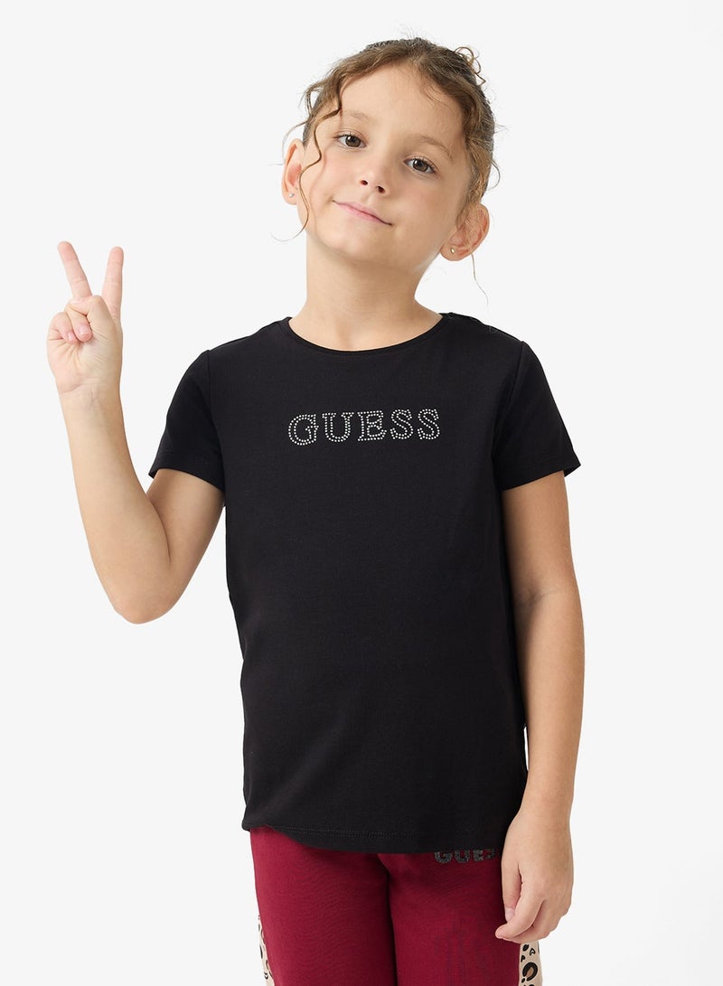 GUESS Kids Essential Crew neck T-Shirt - Image 1